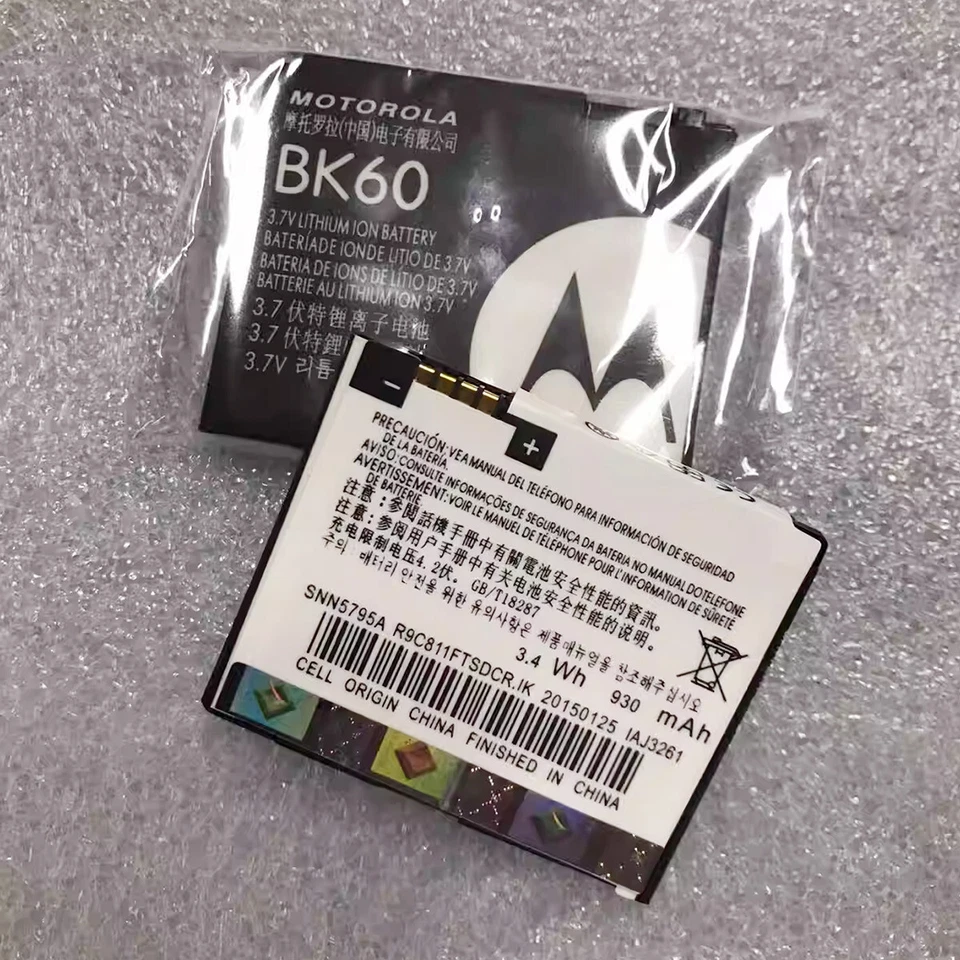 Batería 1 pieza BK60 BK61 SNN5795A para Motorola SVLR L9 L6 L7 L7c L7i L7e L71 L72 Foto 1 de 2