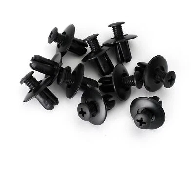 10x 8mm Fairing Clip Screw Rivets Panel Trim for Suzuki GSX, Burgman, V-Strom A Foto 1 de 4