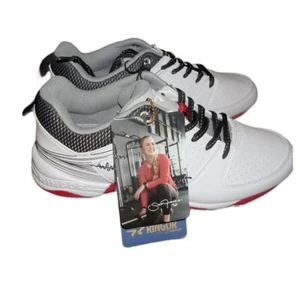 Ringor Rip-It Flite Spike weiß rot Soundwaves Damen-Softballschuhe Größe 8 neu mit Etikett - Bild 1 von 4