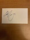 CHRIS RONER - SOCCER - AUTOGRAPH SIGNED - INDEX CARD - AUTHENTIC- B6607