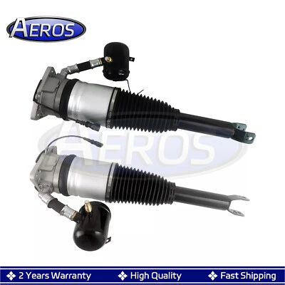 Rear Pair Air Suspension Shock Struts For Audi A8 S8 D3 4E A8L Quattro 2002-2010 - Image 1 of 4