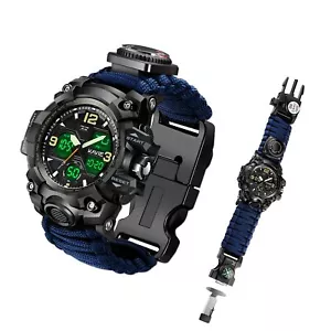 Herren Taktische Militär Digitaluhr, 23-in-1 Survival Multifunktionale Armee... - Bild 1 von 5