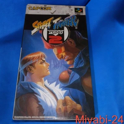 Rare Capcom Street Fighter Zero 2 Super Famicom Game Cartridge - Image 1 of 4