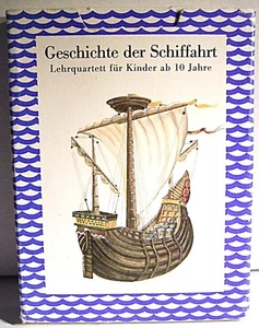 10 140 DDR Lehrquartett „Geschichte der Schifffahrt“, ab 10 Jahre - Picture 1 of 9