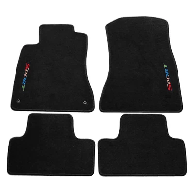 Alfombrillas de nailon negras para Lexus IS350 IS250 06-13 alfombra de coche con Rainbow Sport Foto 1 de 4