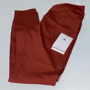 Nike Jordan Leggings FB4620-615 Rojo Duna Para Mujer’s Mediano Alto Calce Ajustado NUEVO - Imagen 1 de 8