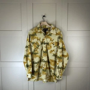 Vintage 90s Marino Bay Deer Pattern Fleece Button Up Shirt - Bild 1 von 9