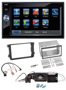 Blaupunkt 2DIN Bluetooth TMC USB Lenkrad SD Navigation für VW Amarok Beetle EOS - Bild 1 von 10