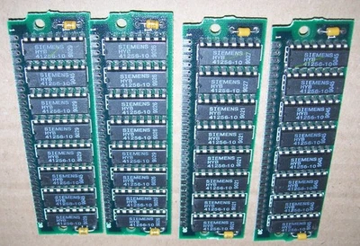 Commodore Amiga Atari 520 1040 STE Computer 4 x 256K 30 Pin Simms 10ns TESTED OK - Image 1 of 2