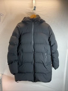 Ariztia The Super Puff Long Black Goose Down Puffer Jacket Women's Size M - Picture 1 of 11
