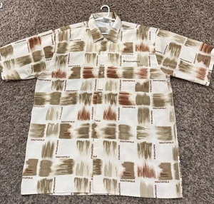 Vintage 90’s Southpole Button Up Shirt Hip Hop All Over Print Herren Größe XL - Bild 1 von 6