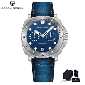Pagani Design PD1767 reloj automático para hombres 41 mm acero inoxidable reloj de buceo cristal de zafiro - Imagen 1 de 14