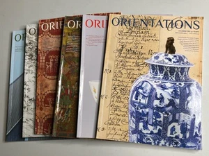 LOT x 6 Orientations Magazines 2023 2024 2025 Asian Arts Antiques Collectibles - Imagen 1 de 4