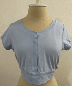 OFFLINE By Aerie Ribbed Crop Top - Picture 1 of 8