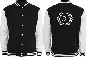 Chaqueta universitaria - OI! Corona de laurel punk hardcore (proverbios / divertidos / divertidos / divertidos) - Imagen 1 de 1