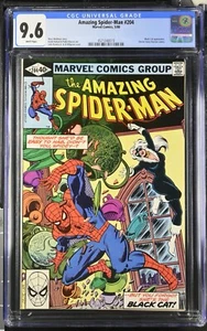 AMAZING SPIDER-MAN 204 CGC 9.6 V1 MARVEL 1980! BLACK CAT COVER & X-O! 194! 300!! - Picture 1 of 2