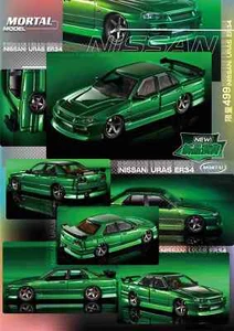 1/64 MORTAL NISSAN SKYLINE URAS ER34 Juguetes Diecast Modelos Hobby Colección Regalos - Imagen 1 de 6