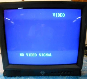 Pelco 21" CRT Color Monitor PMC21A Security Television CCTV Vintage TV Set - Picture 1 of 5