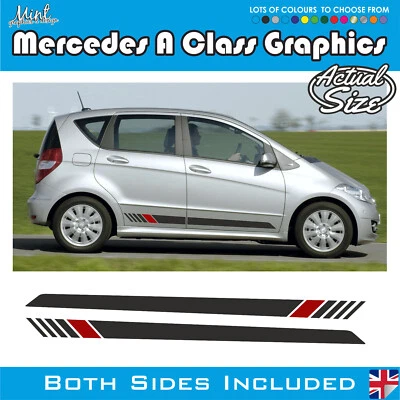 Mercedes A CLass Sport Stripes Decals Stickers Graphics AMG A45 012 - Image 1 of 4