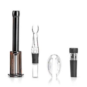 Cork Genius Wine Opener Set (4-Piece) with Wine Accessories - Includes Air Pump - Picture 1 of 28