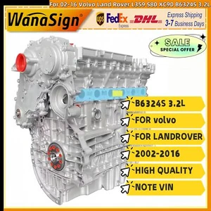 Long Block Engine Assembly For 02-16 Volvo Land Rover L359 S80 XC90 B6324S 3.2L - Picture 1 of 9