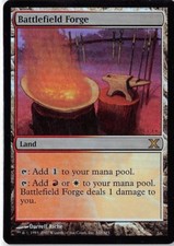 Battlefield Forge *FOIL Rare* Magic MtG x1 Tenth 10th Edition SP