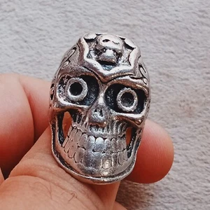EXTREMELY RARE ANCIENT RING SILVER ROMAN LION SYMBOL OLD AUTHENTIC ARTIFACT - Picture 1 of 3