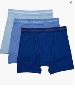 Calvin Klein Boxershorts 3er Pack Herren blau NP21890 - Größe L - Bild 1 von 1