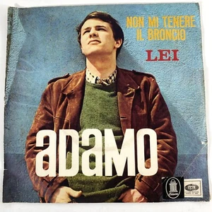 Adamo Non Mi Tenere Il Bronco Lei 1965 Italy 45rpm Picture Sleeve Record MQ 2007 - Picture 1 of 6