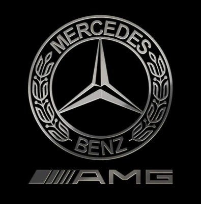 NICKEL STICKER MERCEDES AMG ADHESIVO PEGATINA DECAL VINYL AUTOCOLLANT etichetta - Imagen 1 de 4