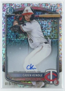 2025 Bowman Baseball Chrome Mini Diamond 1st Bowman Auto Caden Kendle /100 - Bild 1 von 2