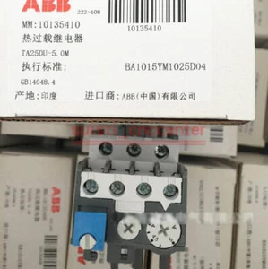 Relé ABB 1SAZ211201R2035 TA25DU-5,0 M 3,5-5A nuevo 1 pieza - Imagen 1 de 1