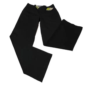 Lee Women’s Black Relaxed Fit Straight Leg Mid Rise Stretch Chino Pants 4P NWT - Picture 1 of 16