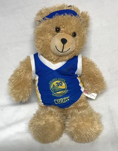 Stephen Curry Plush Stuffed Animal Teddy Bear - 2018 NBA Golden State Warriors Cover