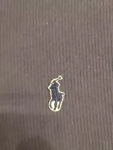 TOPPA CAVALLINO POLO RALPH LAUREN PATCH BLU SFONDO BIANCO (LEGGERE DESCRIZIONE) - Zdjęcie 1 z 8