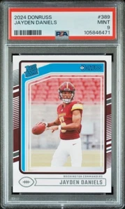 2024 Donruss Jayden Daniels Rated Rookie RC Commanders PSA 9 - Picture 1 of 2