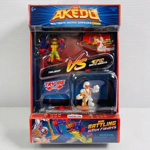 AKEDO TAILWHIP VS EPIC WHITE WRAITH Mini Figuras de Acción de Batalla Juguetes Alce NUEVO - Imagen 1 de 8