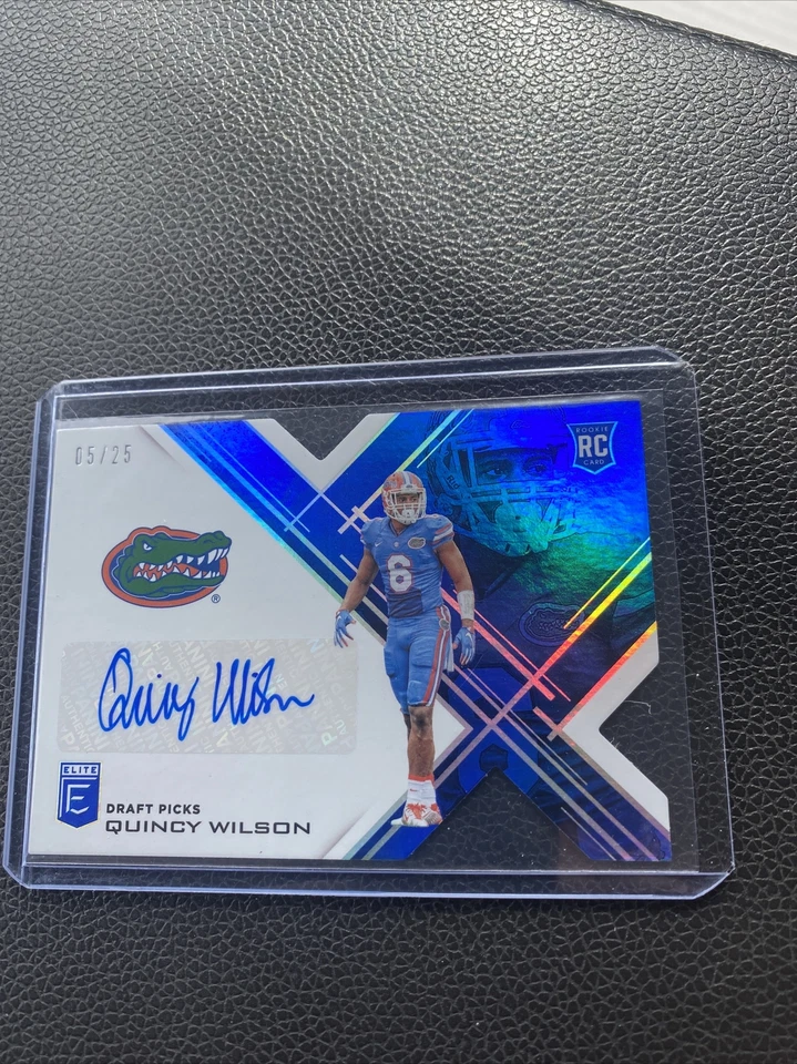2017 panini elite die cut quincy wilson no.226 05/25 - Image 1 of 1