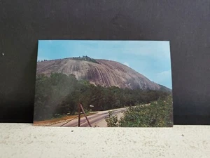 Postal cromada Stone Mountain Atlanta Georgia Roadside America de colección de los años 50 - Imagen 1 de 6