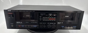 Yamaha K-28 Natural Sound Stereo Double Cassette Deck For Parts AS-IS EB-17484 - Picture 1 of 10