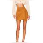 Free People Asymmetrical Who's That Skirt Mini In Burnt Orange Size M Summer
