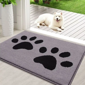 Olanly Schnelltrocknende Chenille-Schlammmatte für Hunde, Hunde-Fußmatte - Bild 1 von 23