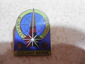 De colección Merchant Marines 1985 Hollywood Star Trek Star Fleet Command Metal - Imagen 1 de 4