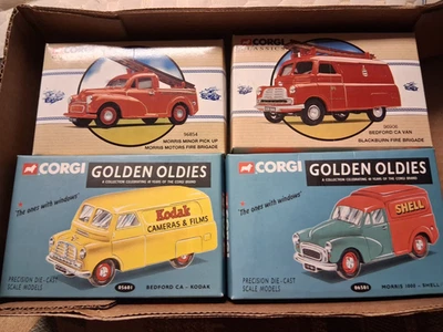 4-1996 CORGI GOLDEN OLDIES/CLASSICS TRUCKS DIECAST-1/50-MINT-IN THE-BOX! - Image 1 of 2