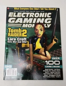 EGM Electronic Gaming Monthly September 1997 #98 Tomb Raider 2 Lara Croft - Picture 1 of 5