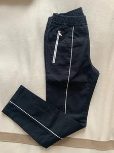 mens dolce and gabbana black cotton drawstring pants size 44 - Picture 1 of 5