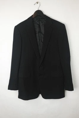 RALPH LAUREN BLACK LABEL Men's Sz US 42L Black Blazer Jacket Wool Angora Italy - Image 1 of 4
