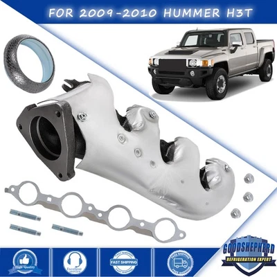 Colector de escape lateral derecho con junta para Hummer H3T 5,3 L V8 2009 2010 12600527 Foto 1 de 4