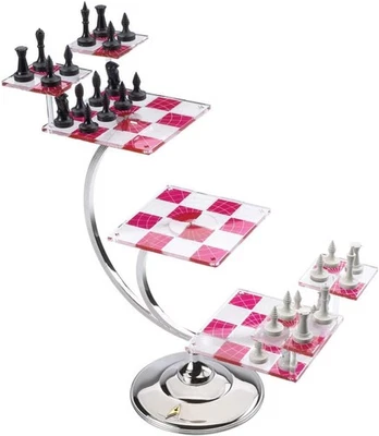 Star Trek Tri-Dimensional Chess Set – 3D Display Board & 32 Pieces Gift - Image 1 of 4