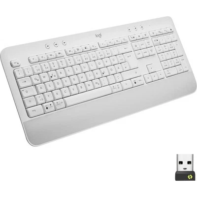 Logitech Signature K650 Bluetooth®, Funk Tastatur Deutsch, QWERTZ Weiß - Bild 1 von 4